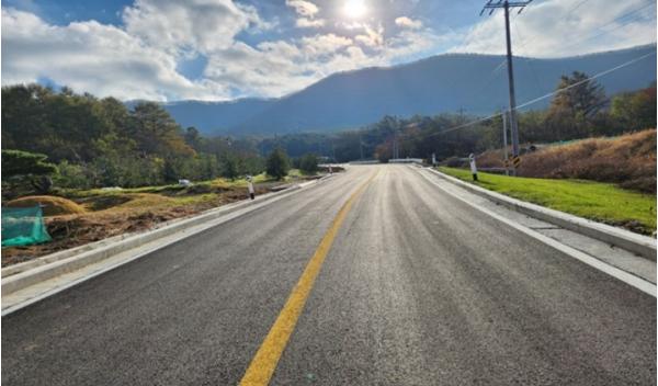 평창군, 삼방산 무공해 체험 도로 조성 공사 준공 기사 이미지