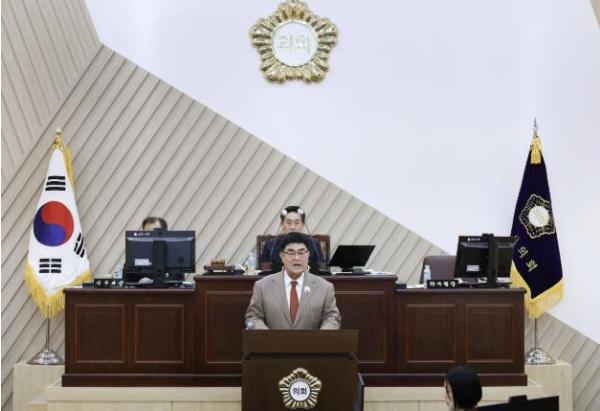 박상수 삼척시장, 시정 연설을 통해 2026년 시정방향 제시“지역경제 활성화･미래산업 육성”에 역점 기사 이미지