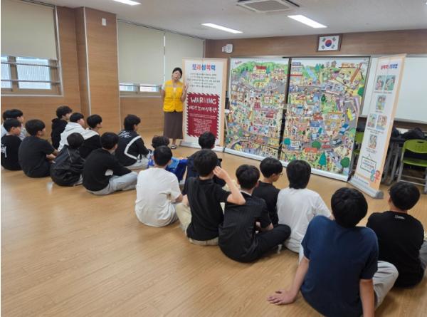 사천시 경상남도청소년성문화센터 찾아가는 성교육 체험형 부스 운영